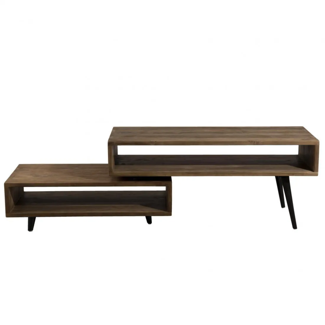 Meuble TV ALIDA Bois Rotatif Scandi