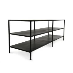 Meuble Tv ROMAIN 2 Étagères Métal Industriel