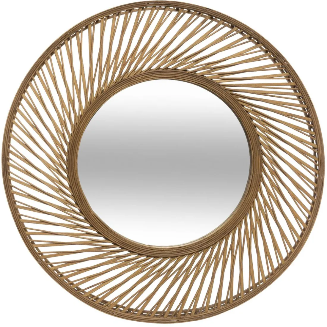 Miroir Bambou Spirale D72
