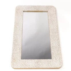 Miroir encadrement bois de manguier FACTORY