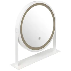 Miroir led Pivot rond blanc