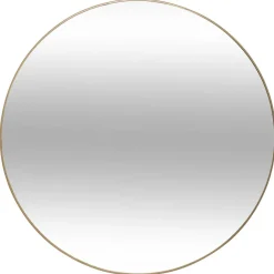 Miroir Métal Fin D 76 Doré Alice