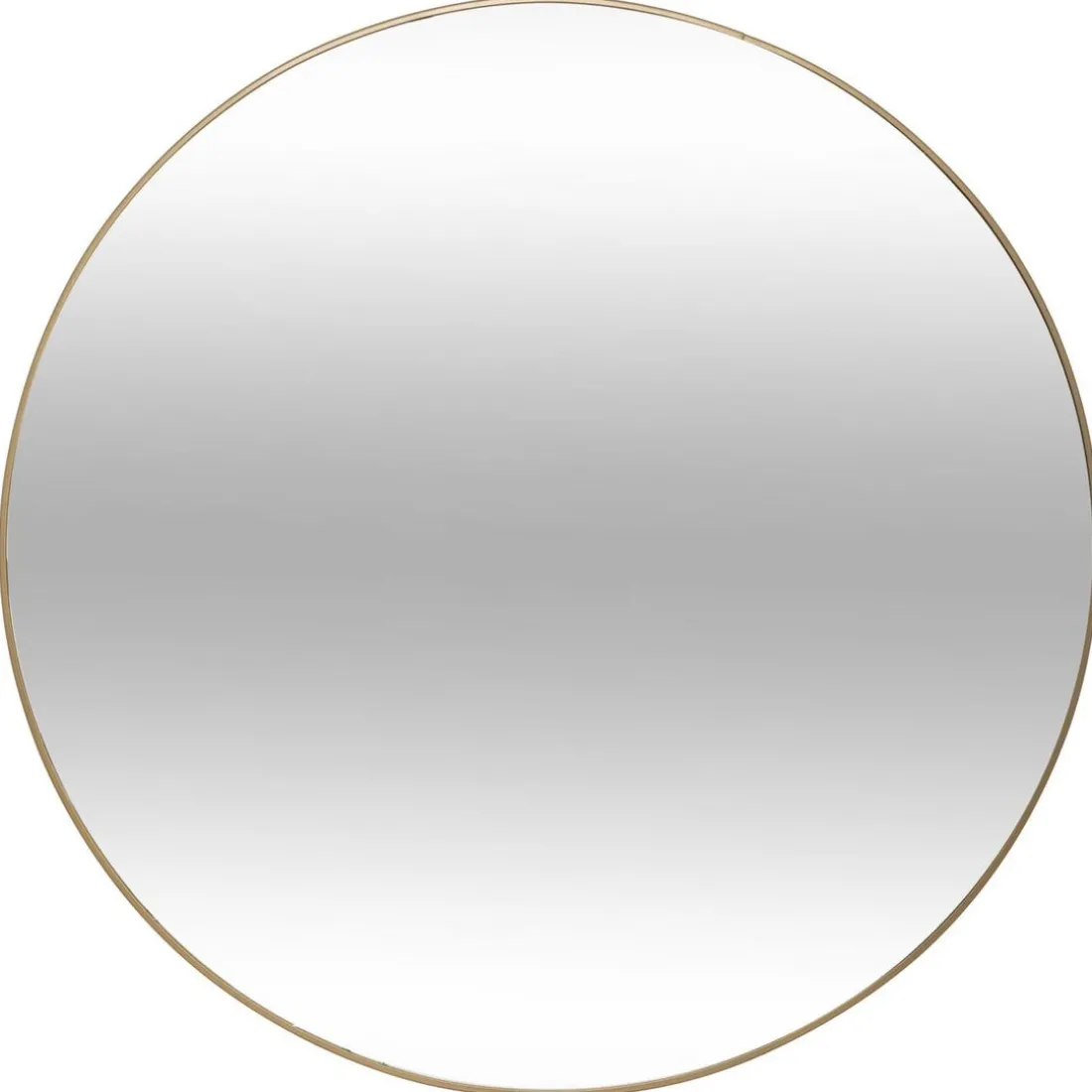 Miroir Métal Fin D 76 Doré Alice