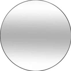 Miroir Métal Fin D 76 Noir Alice