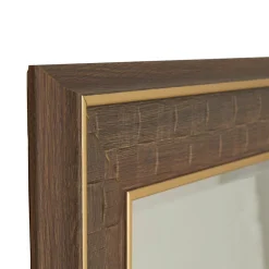 Miroir mural Anke marron