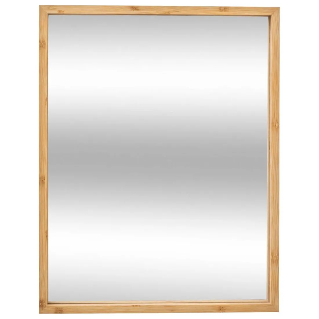 Miroir mural 34x44cm bambou marron