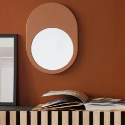 Miroir ovale Caramel MOKA