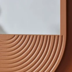 Miroir ovale MOKA Caramel