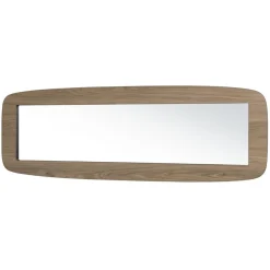 Miroir rectangulaire angles arrondis couleur mocha JULIA