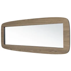 Miroir rectangulaire angles arrondis couleur mocha JULIA