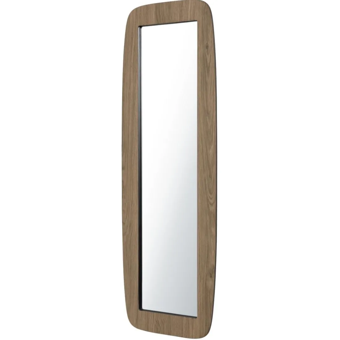 Miroir rectangulaire angles arrondis couleur mocha JULIA