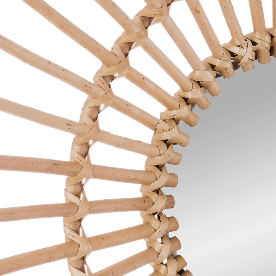 Miroir rotin soleil D58