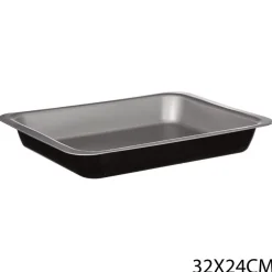 Moule rectangulaire Signature noir en métal