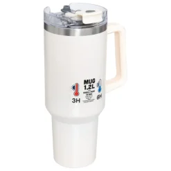 Mug isotherme Inox Alex Blanc