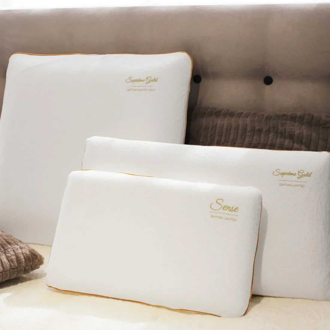 Oreiller gold collection en mousse