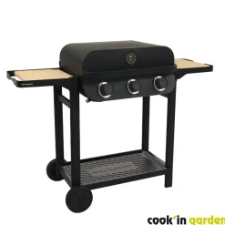 Pack Barbecue gaz sur chariot FLAVO avec Housse et Coffret 3 pièces aimantés