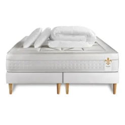 Pack Le Vingt-Huit double sommiers Blanc