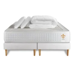 Pack Le Vingt-Quatre double sommiers Blanc