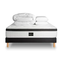 Pack Privilège Memoire de forme 5 zones sommier noir