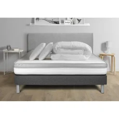 Pack prêt a dormir VITAL RELAX sommier Kit gris