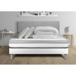 Pack prêt a dormir VITAL RELAX sommier Kit blanc