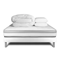 Pack prêt a dormir VITAL RELAX sommier Kit blanc
