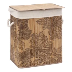 Panier à linge Blackflora en bambou