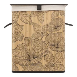 Panier à linge Blackflora en bambou