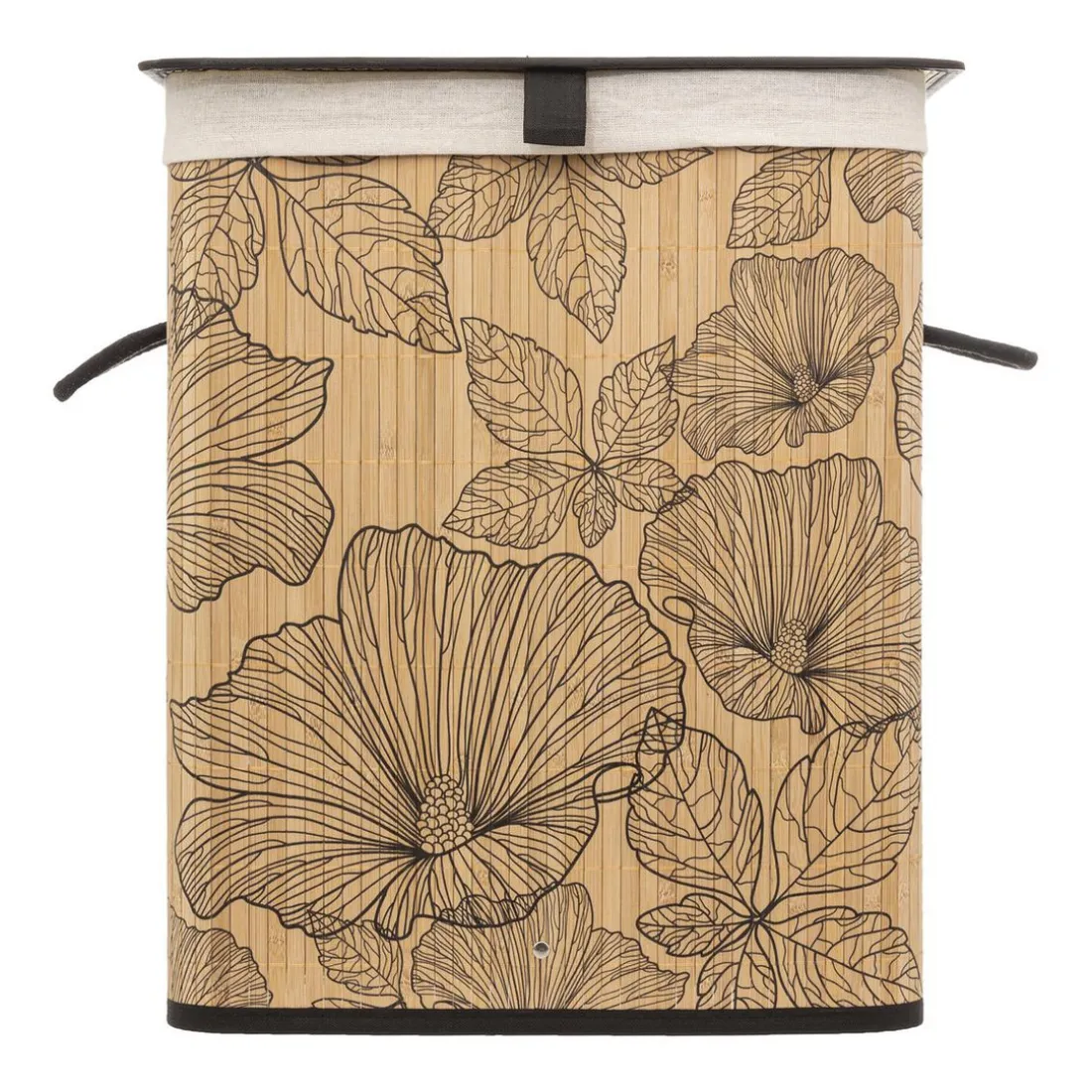 Panier à linge Blackflora en bambou