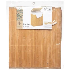 Panier Linge Bambou Naturel