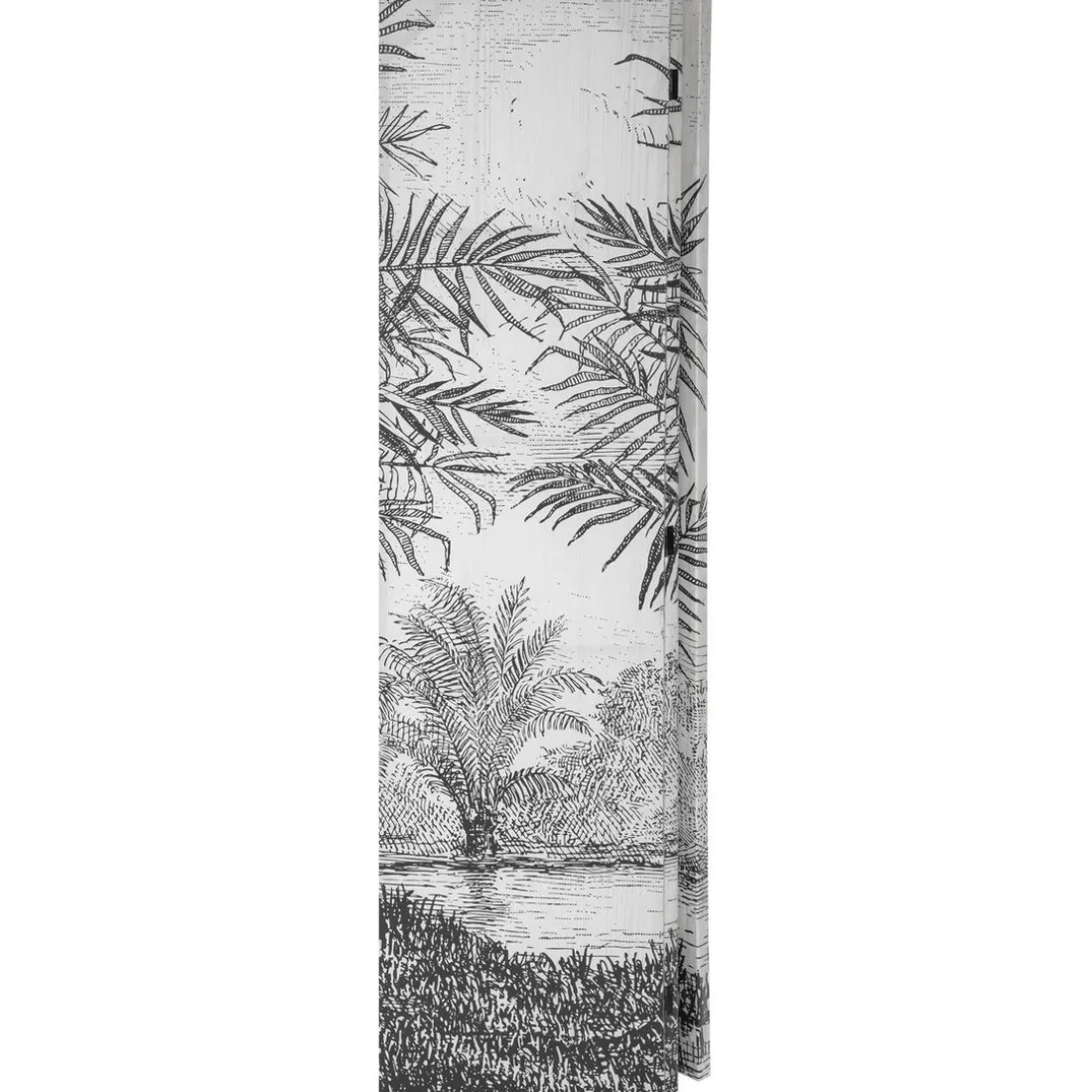 Paravent Imprimé Cuba Noir / Blanc