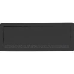 Passe-câbles 'SLOTI' en métal noir pour bureau