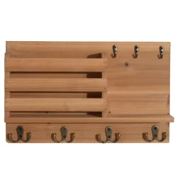 Patere en bois range courrier cruor
