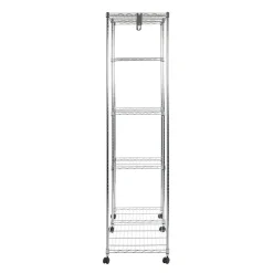 Penderie 4 niveaux sur roulettes