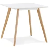 Petite table à diner 'GENIUS' en bois finiton blanche