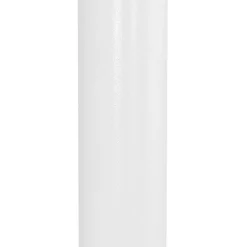 Petite table à diner 'LUCETTE' ronde en bois et fonte blanche