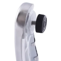 Pied de table 'CHIKO' en métal chromé pour intérieur et extérieur