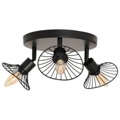 Plafonnier Adelia noir