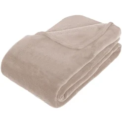 Plaid Kiesa 230x180cm - Taupe