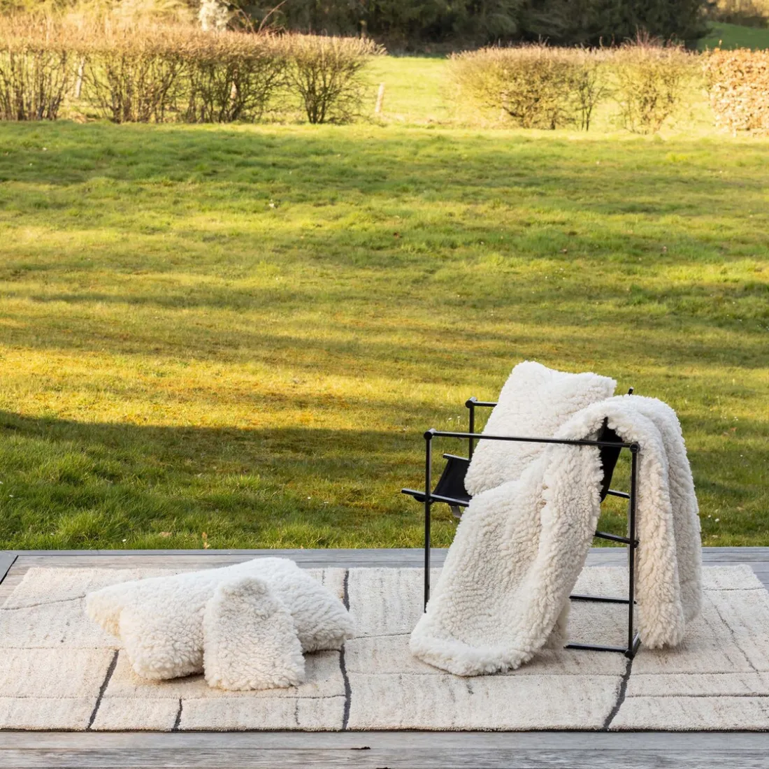 Plaid Noam Neige 140 x 180