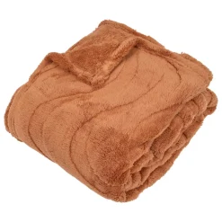 Plaid Opal 170x130cm - Terracotta