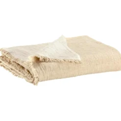 Plaid recyclé Bruna Ivoire 130 x 180