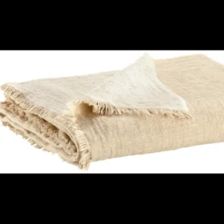 Plaid recyclé Bruna Ivoire 130 x 180