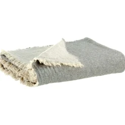 Plaid recyclé Bruna Perle 130 x 180