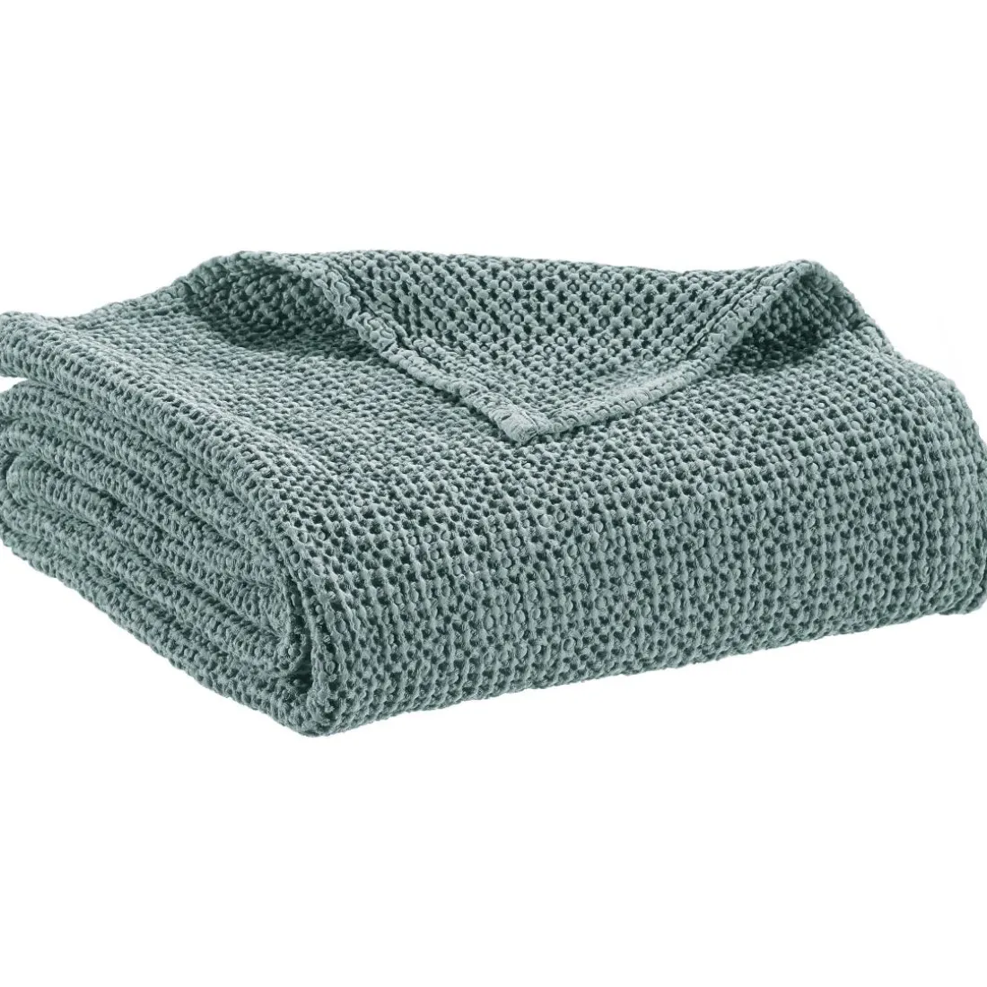 Plaid recyclé Maia Plomb 140 x 200