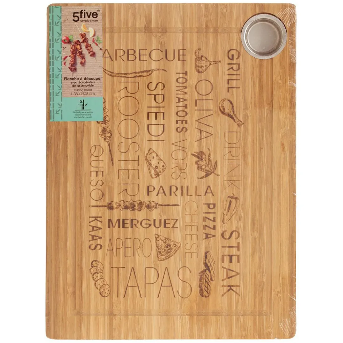 Planche en Bambou à Découper Words