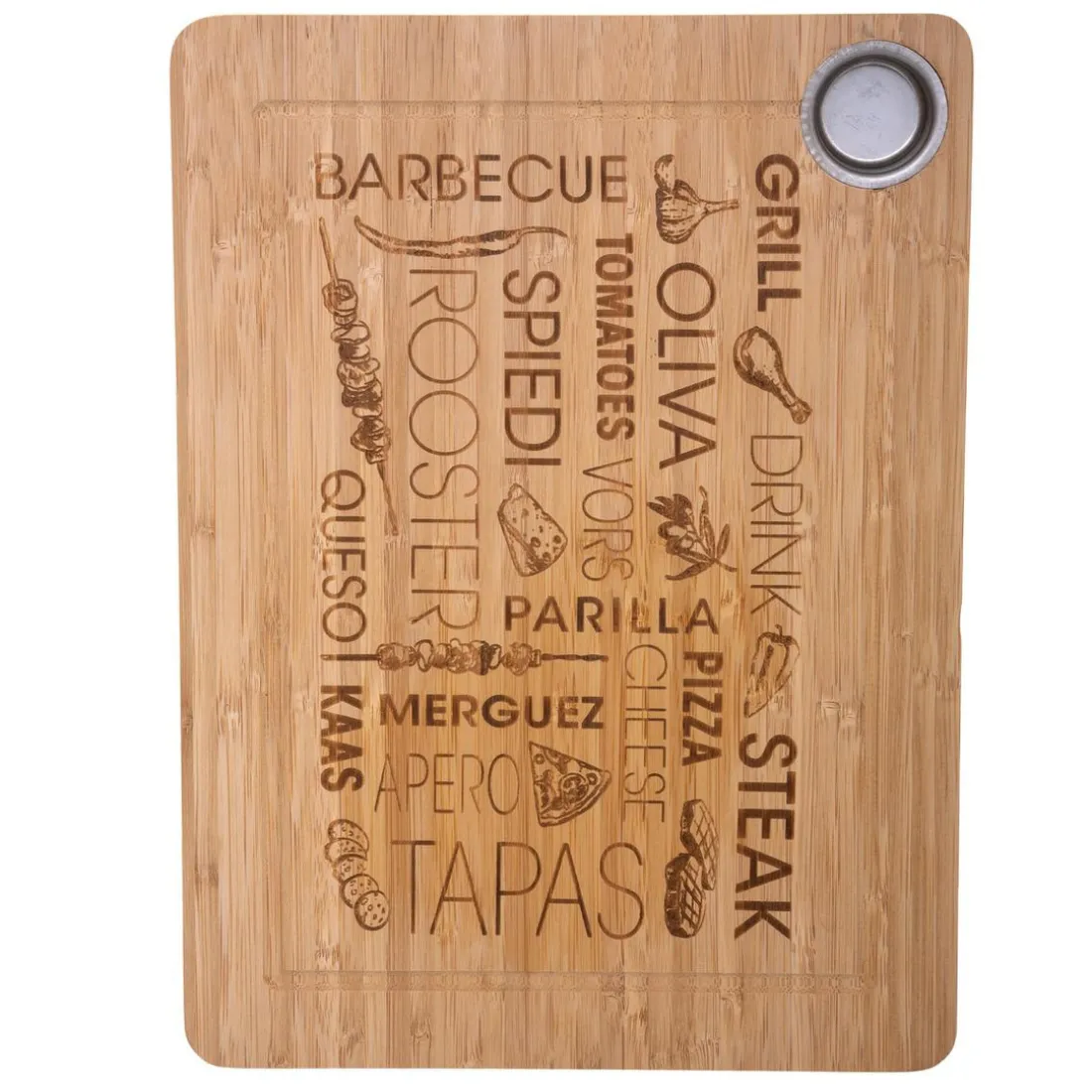 Planche en Bambou à Découper Words