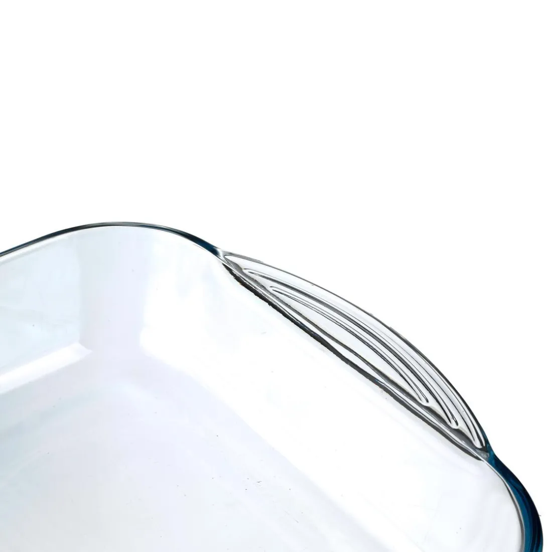 Plat rectangulaire en verre 40x25x6cm