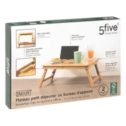 Plateau avec pieds en bambou