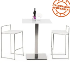 Plateau de table blanc carré 'SPANO'